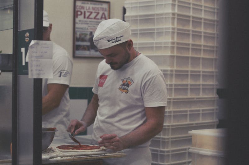 Pizza luce kitchen environment